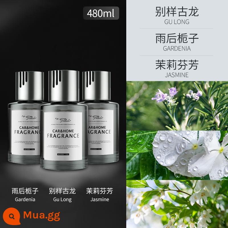 Nước hoa xe hơi Nước hoa xe hơi cao cấp Cologne dành cho nam Đặc biệt Hương thơm nhẹ lâu dài Trang trí Nước hoa xe hơi Khử mùi cho phụ nữ - Cologne + Jasmine + Gardenia [3 chai dung tích lớn 480ml] hương thơm lâu dài 丨khử mùi