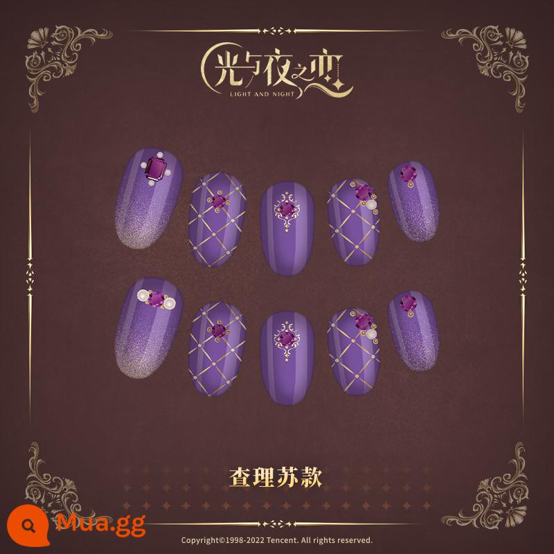 Tình yêu của ánh sáng và bóng đêm Desire Sea Rage Series Nail Art Stickers - Charlie Sue