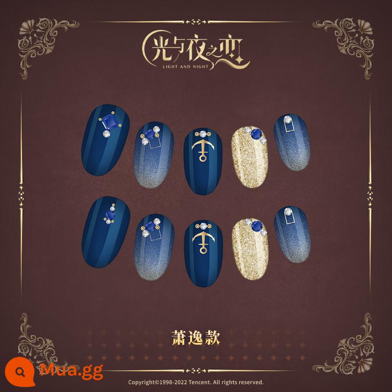 Tình yêu của ánh sáng và bóng đêm Desire Sea Rage Series Nail Art Stickers - Tiểu Dịch