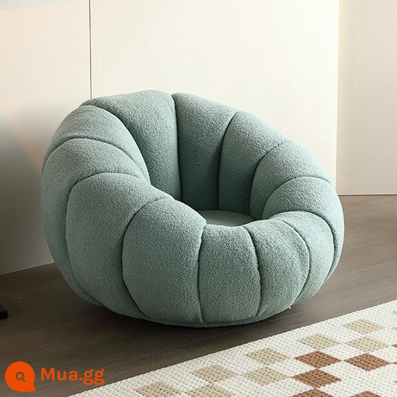 Sofa Lười Bí Ngô Ghế Tất Nam Đơn Thịt Cừu Nhung Phòng Ngủ Dễ Thương Ban Công Cổ Bắc Âu Ghế Sofa Nhỏ - Huqing (lông cừu) có thể xoay