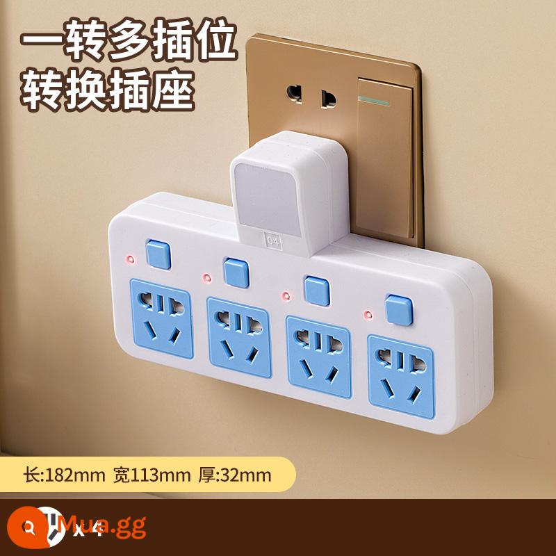 Zhengyiniu đồng nguyên chất ổ cắm chuyển đổi không dây đèn ngủ USB công tắc độc lập đa chức năng một lượt đa vị trí cắm ban - Đầu không dây: đồng nguyên chất + chống sét một đến bốn