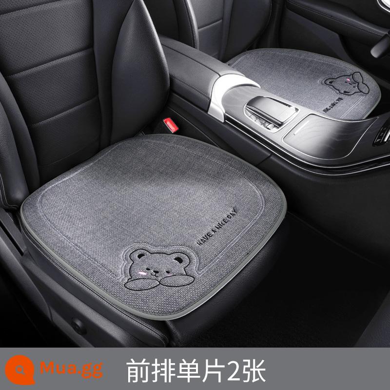 BYD Dolphin Qin Plus DMi Song Pro plus Han Yuan Tang e2 đệm ô tô bốn mùa bọc ghế đa năng - [Texture Grey] 2 đệm ghế trước