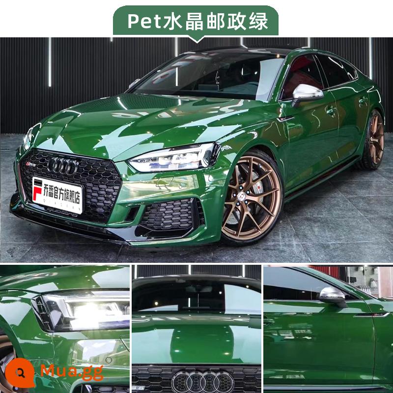 Film đổi màu xe Crystal Nado Grey PET Piano Black Body Film Khaki Green Full Car Film Thi công trên toàn quốc - Crystal Post Green (Lắp đặt trọn gói toàn quốc) Chất liệu PET