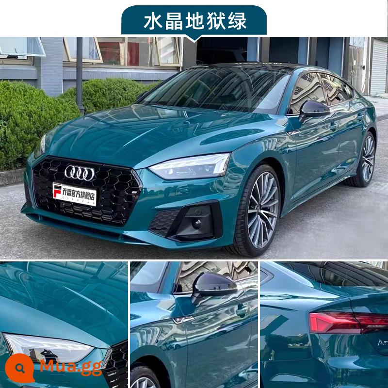 Film đổi màu xe Crystal Nado Grey PET Piano Black Body Film Khaki Green Full Car Film Thi công trên toàn quốc - Crystal Hell Green (Lắp đặt trọn gói toàn quốc) Chất liệu PET