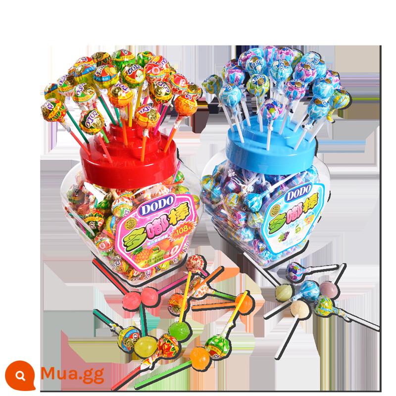 Xu Fuji Lollipop Thùng 1026g * 2 Lon FCL Sỉ 108 Que Net Red Fruit Mix Hương Vị Sữa Chua - [Kết hợp 2 hộp] 1 thùng thanh trái cây hỗn hợp + 1 thùng thanh sữa chua (khoảng 216 miếng)