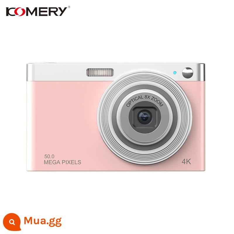 Máy thẻ ccd 48 triệu pixel dành cho sinh viên Máy ảnh kỹ thuật số 2.7K Selfie độ nét cao với camera ghi hình - [Ống kính có thể thu vào] Màu 50 triệu pixel