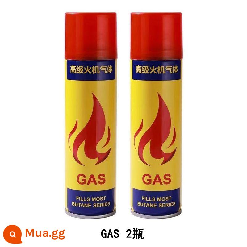 Bơm hơi bật lửa gas 200ml chất lỏng có độ tinh khiết cao công suất lớn chống gió súng hàn đánh lửa đặc biệt cao cấp - Tổng cộng 400 ml khí [GAS] được gửi đến hai chai