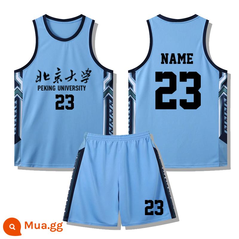 Bóng rổ Mỹ đồng phục phù hợp với nam giới tùy chỉnh Jersey mùa hè vai hẹp đào tạo vest Jersey đồng phục đội game tùy chỉnh in ấn - 239 bảng trống mặc định #blue