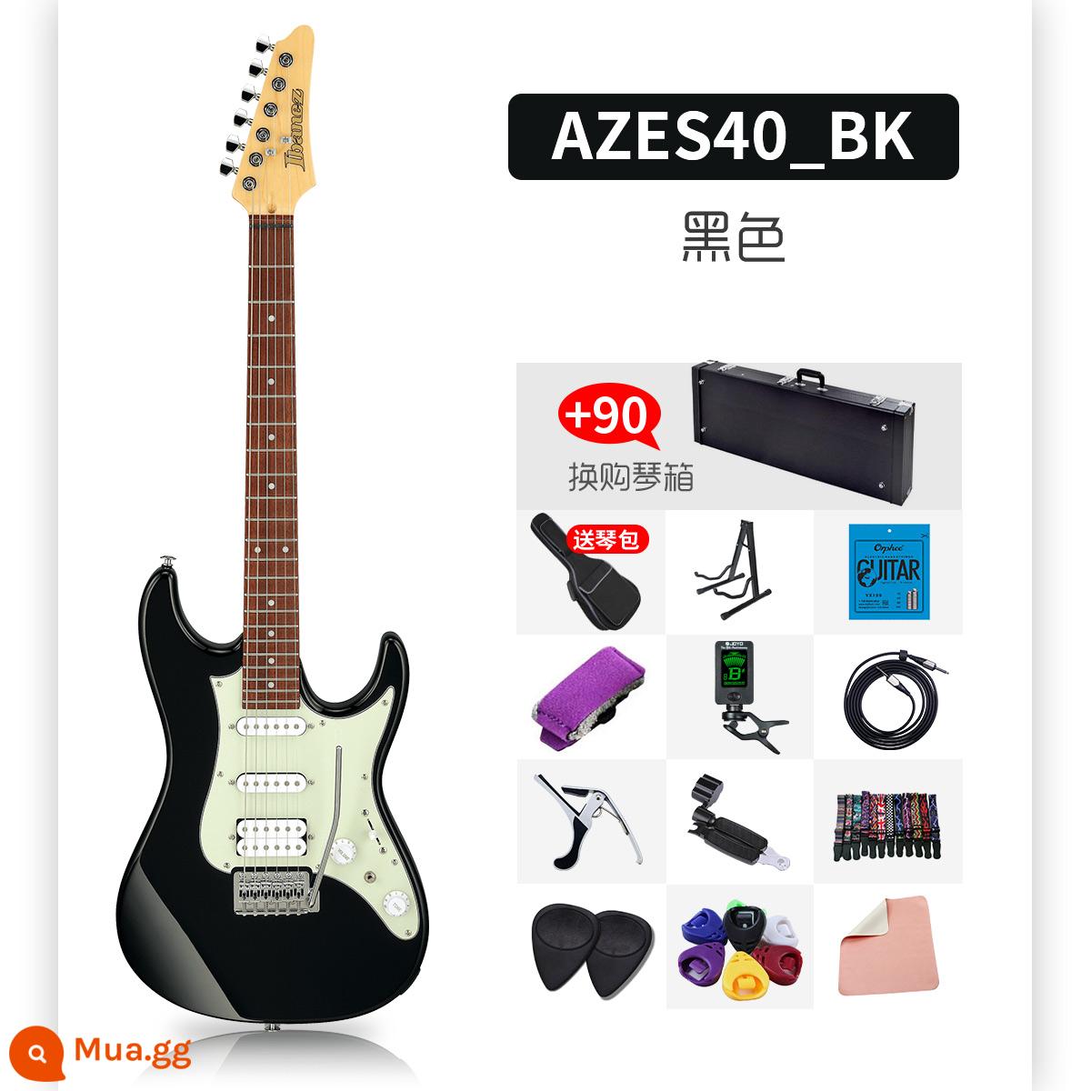 IBANEZ Ibanna GRX40 GRG150/170DX/220PA mục chuyên nghiệp mới bắt đầu bộ guitar điện - AZES40-BK màu đen