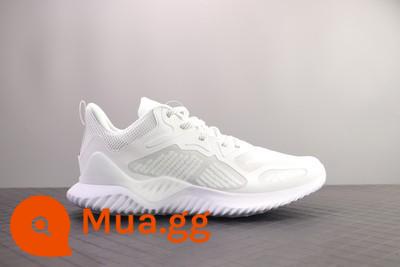 Adidas alpha‍bounce mùa thu đông mới giày nam nữ giày chạy bộ giày thể thao giày alpha - Băng lụa trắng