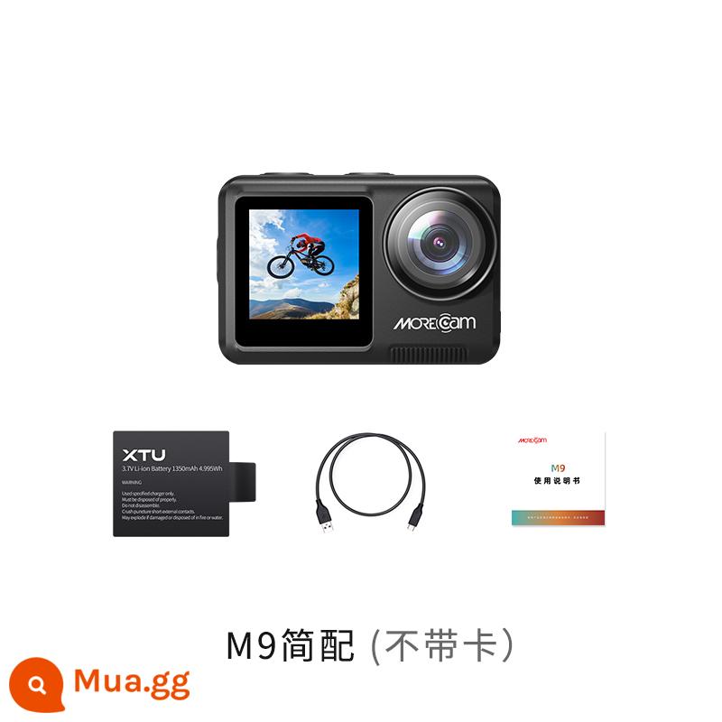 Đồng hồ ma thuật Morecam M9 camera thể thao đầu máy lái xe ghi mũ bảo hiểm chống rung camera câu cá 4K HD - M9 phiên bản đơn giản