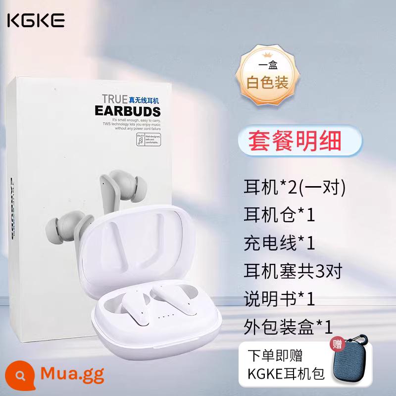 tai nghe bluetooth kg true wireless thể thao thời lượng pin dài android apple cảm ứng in-ear đa năng tai nghe bluetooth kgke - [Hộp màu trắng (sản phẩm cũ)] Thao tác bằng cảm ứng *Chất lượng âm thanh HD