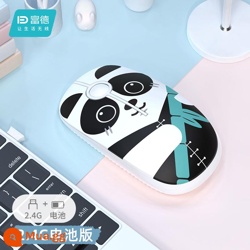 Chuột chơi game không dây Bluetooth tắt tiếng mẫu sạc văn phòng cô gái di động thích hợp cho máy tính xách tay Huawei Apple - Phiên bản pin không dây Giant Panda 2.4G Phiên bản pin không dây Giant Panda 2.4G