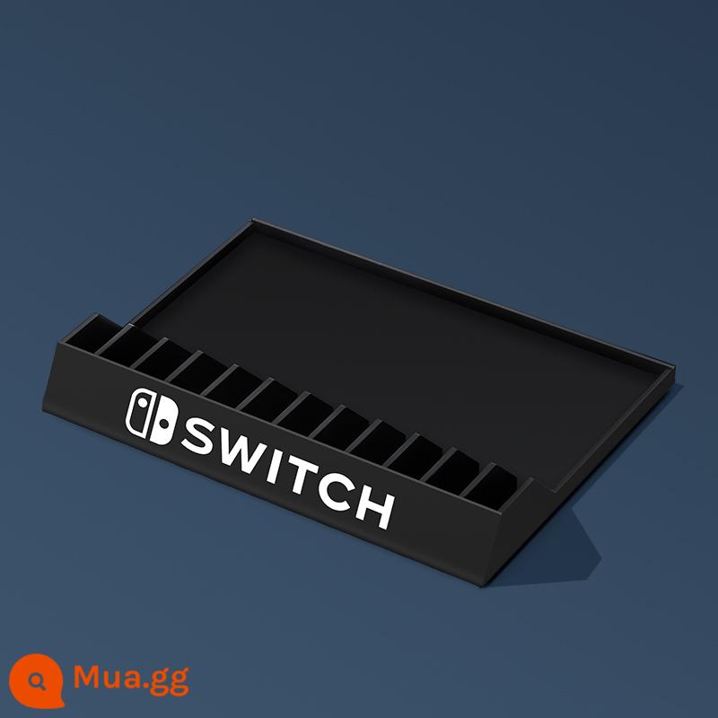 Bijibit chính thức chính hãng Nintendo Switch hộp cassette kệ lưu trữ hộp thẻ ns đa chức năng đặt máy tính để bàn khung thẻ trò chơi phụ kiện ngoại vi hiển thị kệ lưu trữ hộp bên ngoài dung lượng lớn - Kệ đựng hộp cát xét “đen”