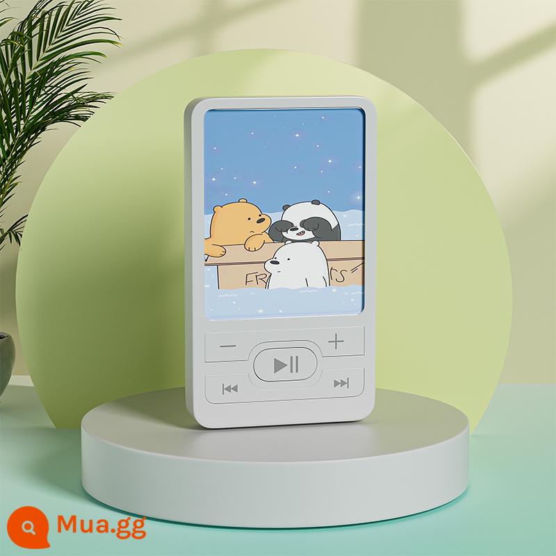 Phiên bản MP3 Bluetooth của máy nghe nhạc không dây nhỏ có thể chỉ định bài hát học sinh nghe bài hát thể thao đặc biệt Walkman - ba con gấu trần truồng