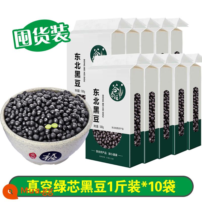 Sữa Đậu Nành Đậu Đen Green Heart Đặc Biệt 2022 Ngũ Cốc Mới Khác - Đậu đen lòng xanh 1kg*10 túi