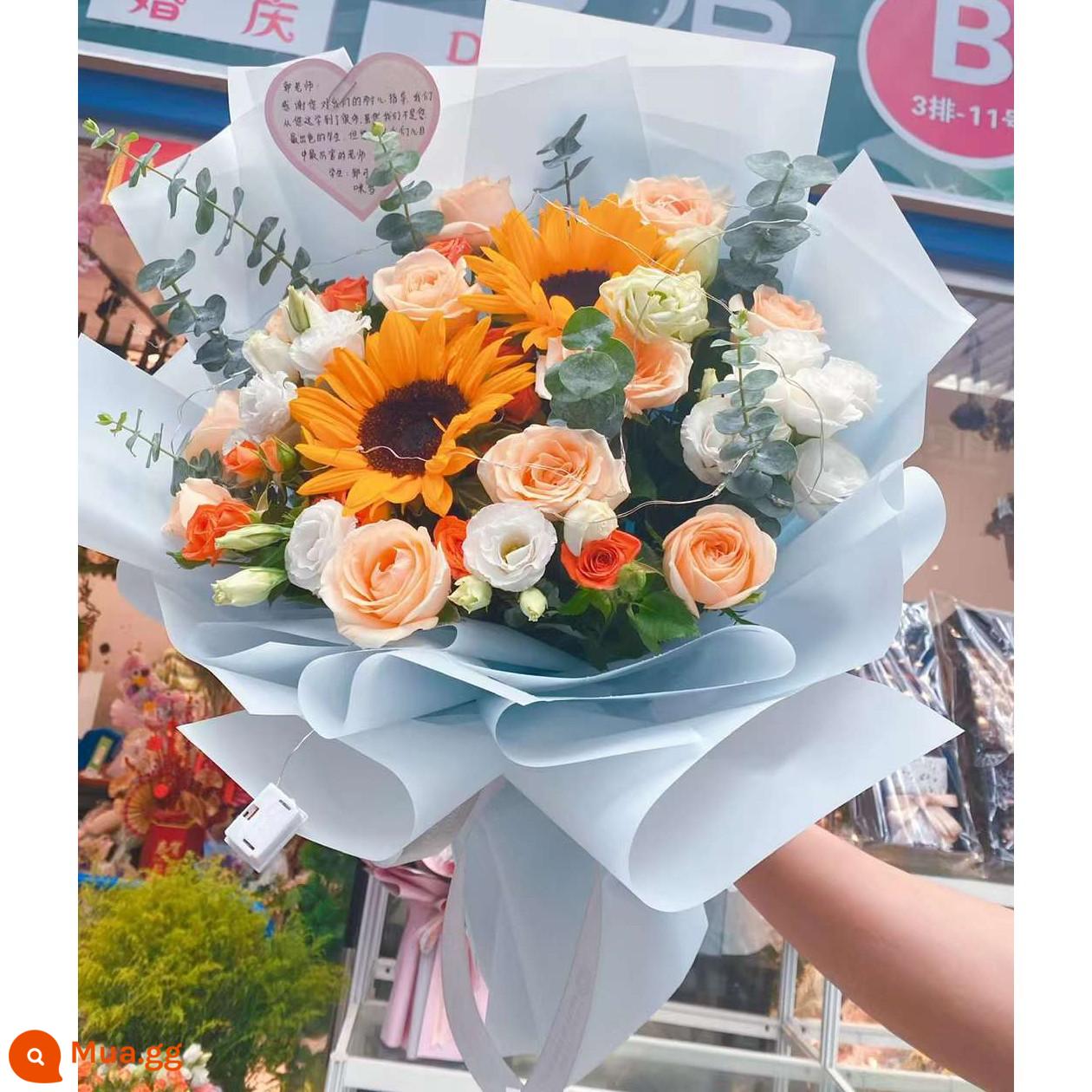 Bó hoa hồng đỏ Thái Nguyên 99 bông hoa Datong Yangquan Changzhi Jincheng Shuozhou Jinzhong City Flower Shop Express - Màu vàng rực rỡ chỉ có nữ thần tình yêu