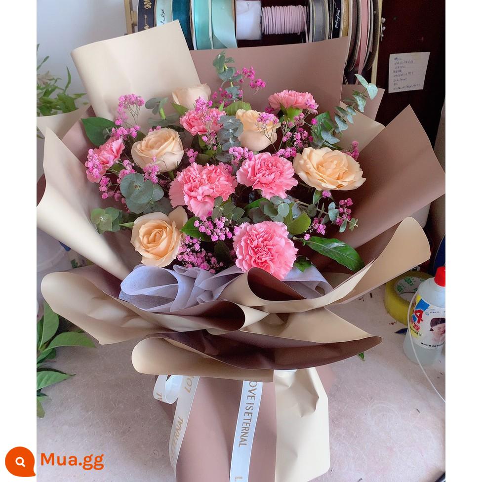 Bó hoa hồng đỏ Thái Nguyên 99 bông hoa Datong Yangquan Changzhi Jincheng Shuozhou Jinzhong City Flower Shop Express - 5 rượu sâm panh 6 hoa hồng