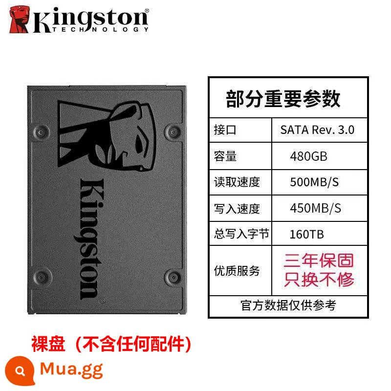 KingstonA400 240G 480G 960G SSD máy tính xách tay máy tính để bàn SSD 2.5 inch sata - Ổ cứng thể rắn SATA KingstonA400-480G