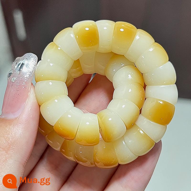 Mới Nho Tím Lợn Ruột Lớn Gốc Bồ Đề Vòng Tay Quấn Ngón Tay Cho Học Sinh Chơi Hạt Giống Bồ Đề Phật Hạt Văn Chơi Tay Bé Gái - Lòng heo luộc mềm