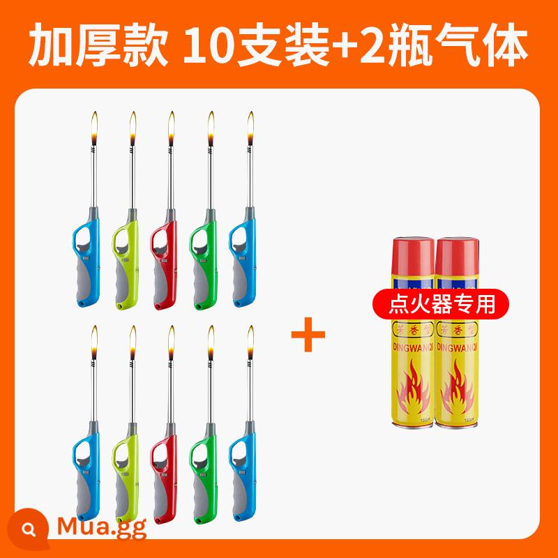 Đánh lửa súng dính bật lửa gas nhà bếp đánh lửa thịt nướng mở rộng miệng mở ngọn lửa bơm hơi và bền bỉ 2023 - [Khuyến nghị của gia đình] 10 mẫu dày sang trọng đi kèm hai chai dung dịch bổ sung đặc biệt