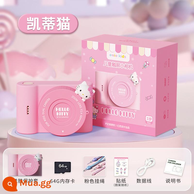 Sanrio Kuromi máy ảnh trẻ em đồ chơi kỹ thuật số Polaroid cô gái món quà sinh nhật sinh viên ảnh ccd kho báu - Phiên bản độc quyền [helloKitty64G3.0 phiên bản wifi màn hình cảm ứng] camera kép 96 triệu