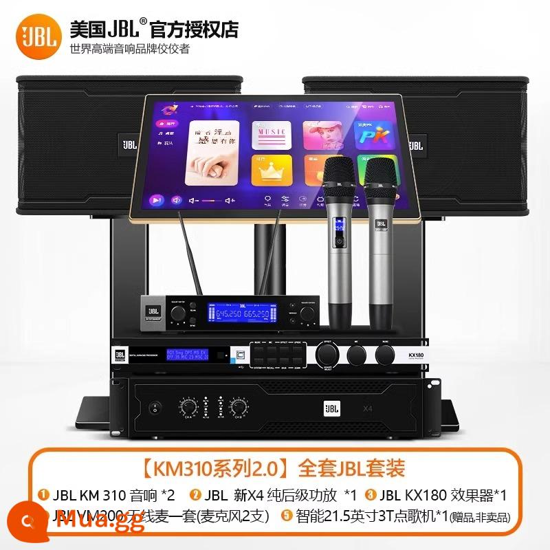 JBL Chính Hãng Chính Hãng Home KTV Bộ Âm Thanh Rạp Hát Tại Nhà Máy Hát Karaoke Karaoke Chuyên Nghiệp Trọn Bộ - [KM310 Series 2.0] Bộ JBL hoàn chỉnh