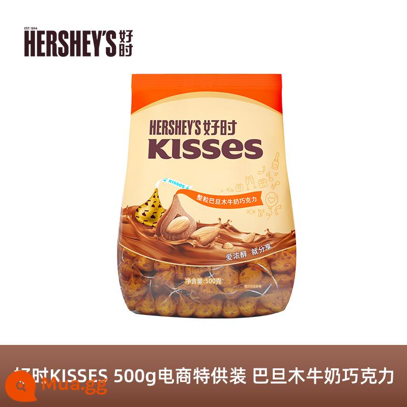 Sôcôla đen đa hương vị Hershey's Kisses bán chạy 500g Lava Heart 325g - Sôcôla sữa hạnh nhân 500g