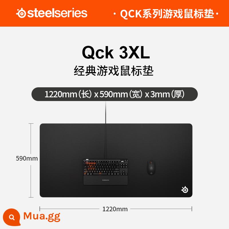 Bàn di chuột Steelseries Sai Rui QckMini/L/2XL/3XL Cao su thông thường chuyên dụng cho game thể thao điện tử - Qck 3XL (model thường) 1220mm x 590mm x 3mm