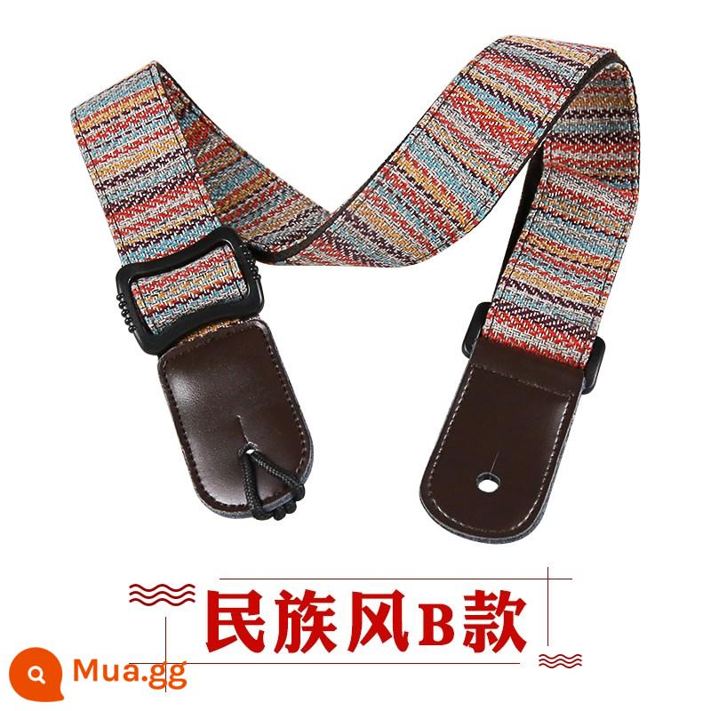 Sinh Viên Đàn Ukulele Bé Túi Xiên Dây Đeo Vai Đàn Guitar Nhỏ Cotton Trẻ Em Dây Gửi Đuôi Móng Đàn Ukulele Phụ Kiện - Kiểu B nổi tiếng (có đinh đuôi + dây)