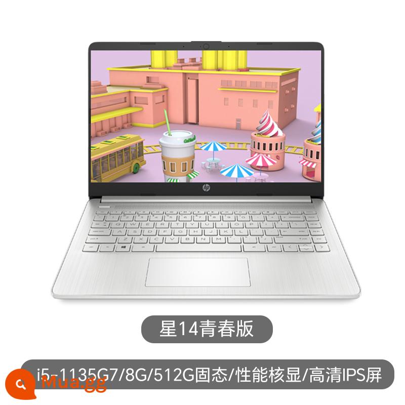 [Mới ra mắt năm 2022] HP Star 14/Star 15pro Youth Edition Core Duo Thin Chính hãng Máy tính xách tay dành cho sinh viên Máy tính trạm Workstation Business Learning Online Classes - [14" inch]i5-1135G7/Card đồ họa Iris/Khuyến nghị của người quản lý cửa hàng