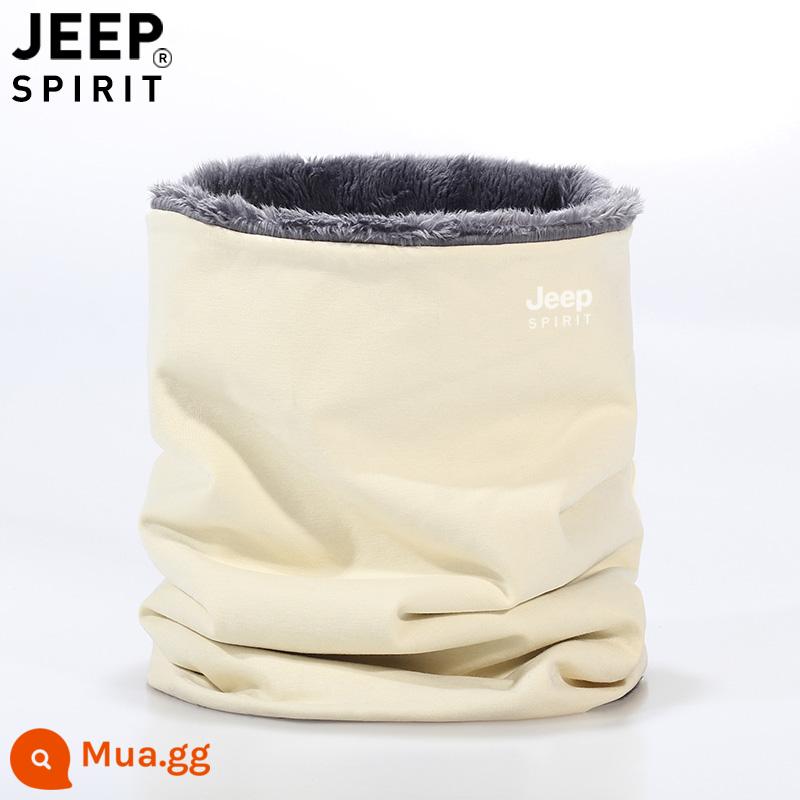 Cổ xe JEEP cotton nguyên chất dành cho nam và nữ mùa thu đông ấm áp bảo vệ cổ cổ nhỏ đi xe đạp ngoài trời khăn lạnh mặt nạ chống gió - Mơ (cộng với nhung)