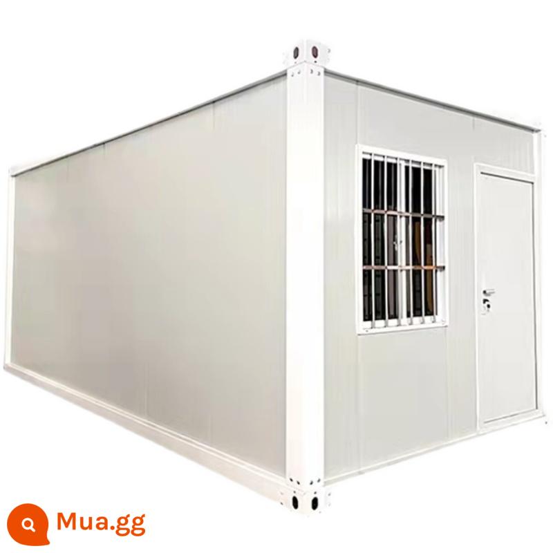 Nhà di động container công trường xây dựng ngoài trời ký túc xá văn phòng tạm thời lắp ráp cư dân nhà tiền chế cabin cách ly - Trắng