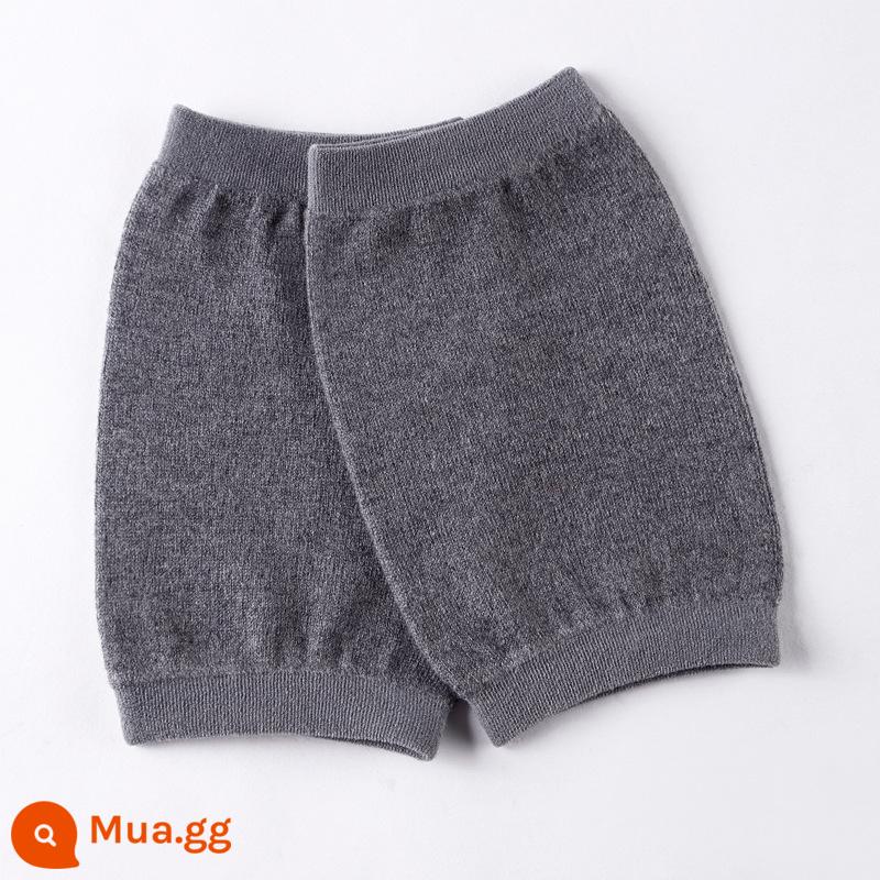 Đầu gối Nhật Bản Nữ khớp ấm áp Mùa thu và mùa đông Cashmere Care phù hợp với phiên bản dài của nam và nữ cũ lạnh - Màu xám [kiểu thông thường]