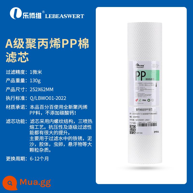 Thích hợp cho máy lọc nước Haier HU603-5A/3A thanh lọc bằng thép không gỉ và làm mềm phần tử lọc máy uống trực tiếp đa năng - Phần tử lọc bông PP PP tan chảy loại A