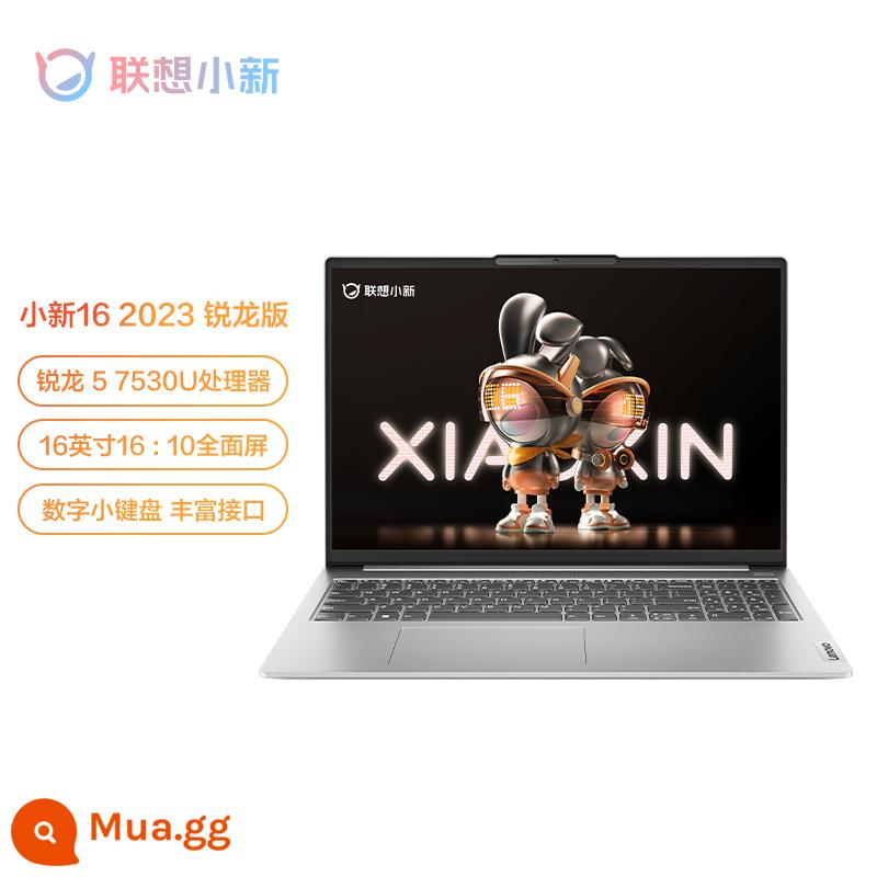 [Tự vận hành] Hàng mới Lenovo Xiaoxin Pro16 sách siêu năng lượng 2023 Ryzen R7 7735HS 2.5K 120HZ mỏng nhẹ máy tính xách tay kinh doanh sinh viên sách học sách văn phòng - [Mẫu Xiaoxin 16 2023] R5-7530U/16G/512G/Màn hình FHD 16:10/Xám Cirrus