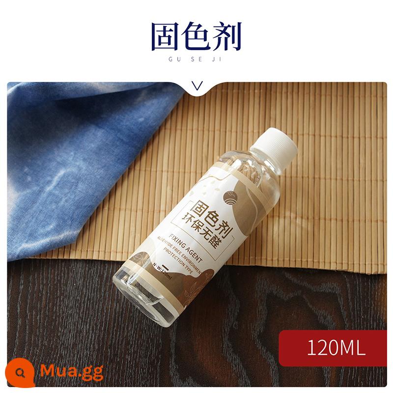 Tie-nhuộm handmade DIY dụng cụ miệng nhọn chai may vá ban nhạc cao su thêu kéo dài mô hình phiên bản khối gỗ que kem nhuộm vật liệu gói - Chất cố định [120ml]