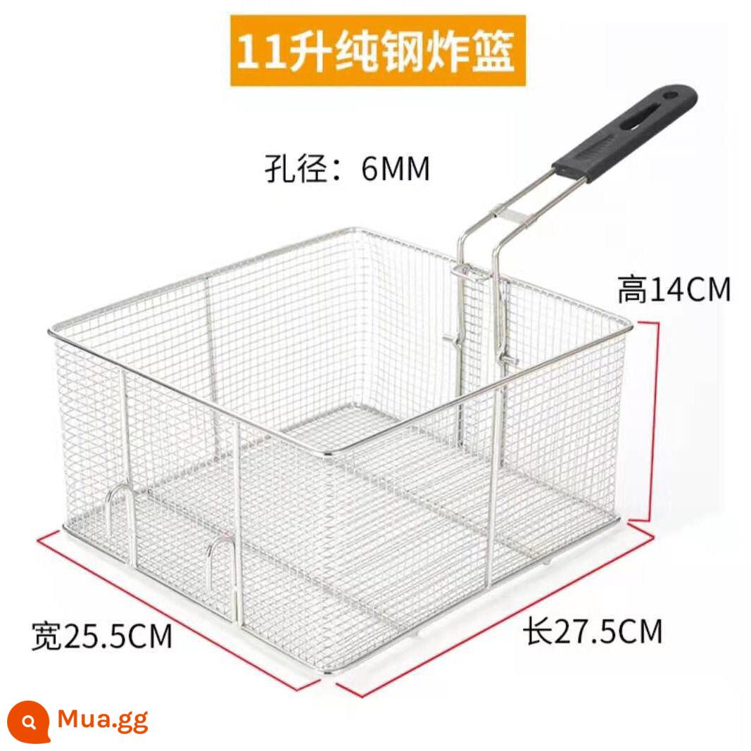 81 Thép không gỉ rây rán khoai tây chiên xào rán xyr - 11 lít inox 304 (lỗ 6mm)