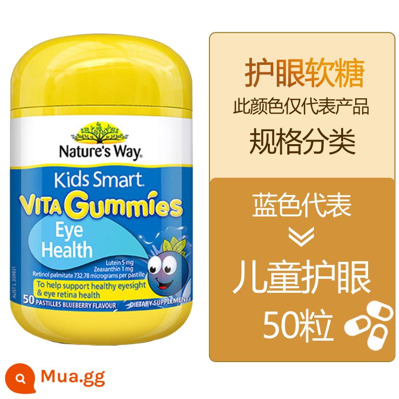 Australia Natures Way Jiansin Eye Eye Protector Sofus Sinh viên chống lại -Blue Blueberry Lutein Eye - màu xanh da trời