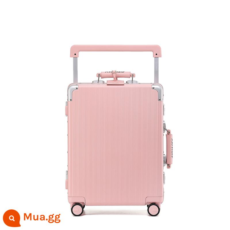 đường thở khung nhôm vali nữ 20 inch lên máy bay trường hợp tắt tiếng đa năng bánh xe rộng xe đẩy ngoại thương trường hợp xe đẩy nam 24PC - Hộp đựng bột Sakura-SF Express-free