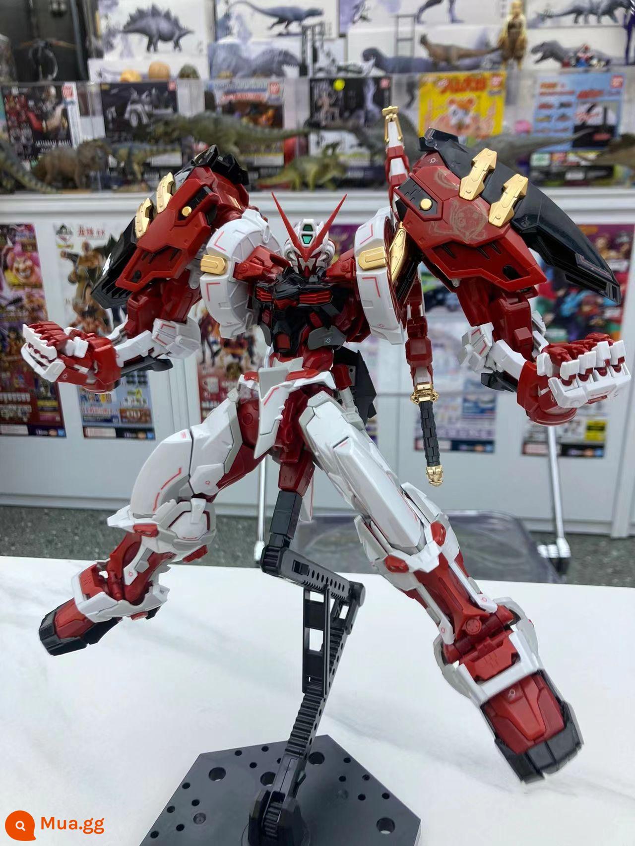 Tam Quốc Ao Bingmo Năng Động Hạt Nhân Mô Hình Gundam mg Đỏ Dị Giáo Hoàn Hảo Kỳ Lân Tấn Công Miễn Phí Đồ Chơi Mô Hình Lắp Ráp - Cánh tay khỉ đột phong cách MJH chiến binh dị giáo màu đỏ + vũ khí + nhãn dán nước