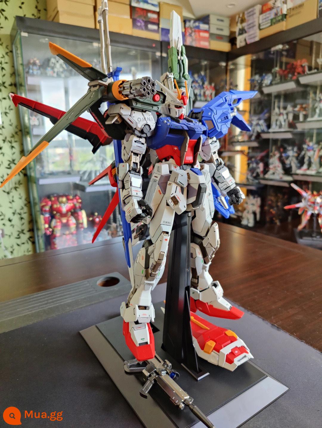 Tam Quốc Ao Bingmo Năng Động Hạt Nhân Mô Hình Gundam mg Đỏ Dị Giáo Hoàn Hảo Kỳ Lân Tấn Công Miễn Phí Đồ Chơi Mô Hình Lắp Ráp - Tấn công hoàn hảo MG + nền tảng + nhãn dán nước + khung