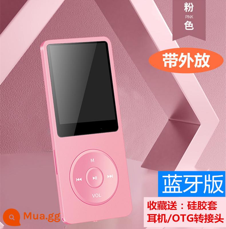 Máy nghe nhạc mp3 chính hp mp4 sinh viên tiếng Anh từ điển ghi âm radio e -book chơi nhạc tiếng anh nghe tiếng Anh - Màu hồng (âm thanh từ điển + phiên bản Bluetooth) có loa ngoài