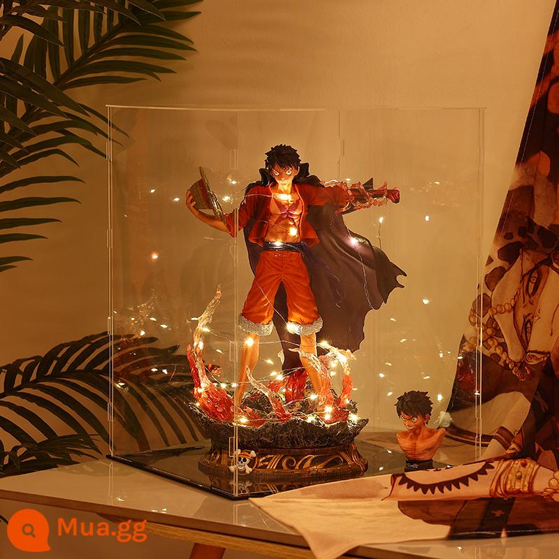 Mô hình One Piece GK series giả tưởng Sauron Luf để gửi bạn trai cậu bé chồng món quà sinh nhật mô hình quá khổ - Liu Yingrufu, khoảng 40cm, hai đầu có thể hoán đổi cho nhau [hộp acrylic]