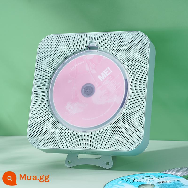 YuExin nghe máy CD có thể mang theo album nhạc máy nghe nhạc plays -xem loa bluetooth loa đĩa CD retro retro - Model sạc màu xanh lá cây + nắp chống bụi + bộ phát Bluetooth