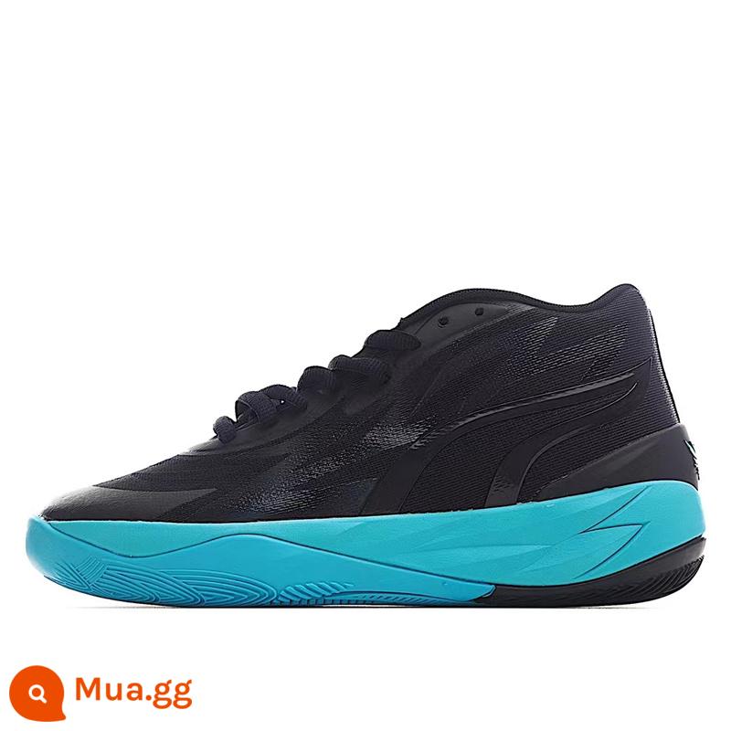 Thế hệ ba -bóng 梅 Sneakers Lamelo Bauer MB.01 Men và Phụ nữ màu đỏ màu tím Trung bình và Giày bóng rổ chiến đấu Low -top 2 - Ba bóng thế hệ thứ hai màu đen và xanh