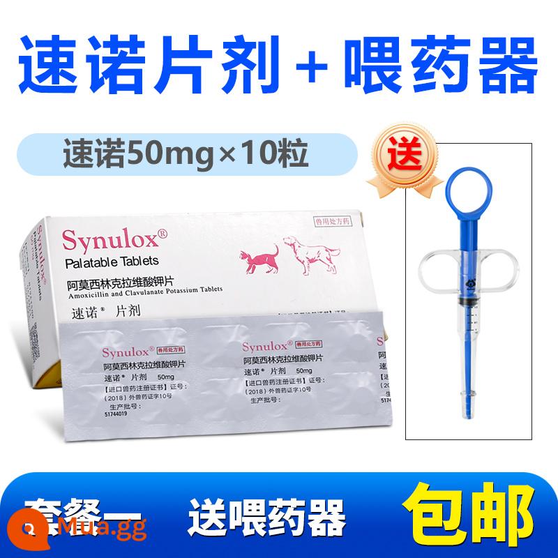 Amoxicillin clavulanate viên kali chó mèo nhánh mũi Sunuo thuốc cảm Sunuo 250mg50mg nguyên hộp - 1g 10 viên với số lượng lớn + trung chuyển