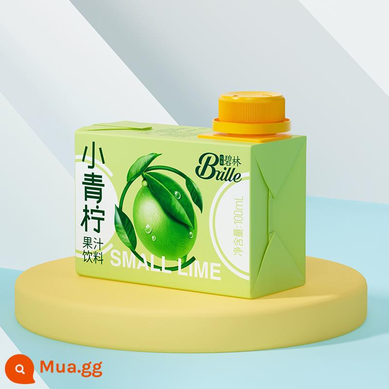 Nước ép Jiale Bilin 100mL*24 Hộp Nước cam Nước ép táo Súp mận chua Nước ép bưởi Nước ép cô đặc 0 béo Đồ uống - [Vôi nhỏ] 100mL*24 hộp