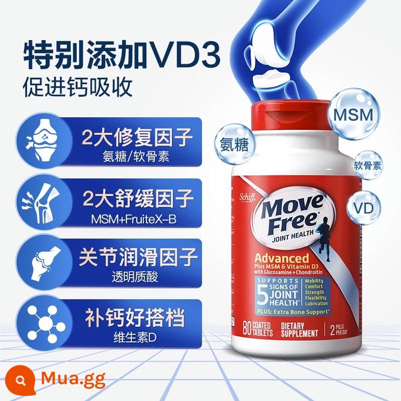 Viên uống canxi glucosamine chondroitin swisse vitamin úc cho người trung niên và người già đau khớp glucose 180 viên - [Chai màu xanh giúp tăng cường hấp thu canxi] Chai màu xanh đường amoniac 80 viên