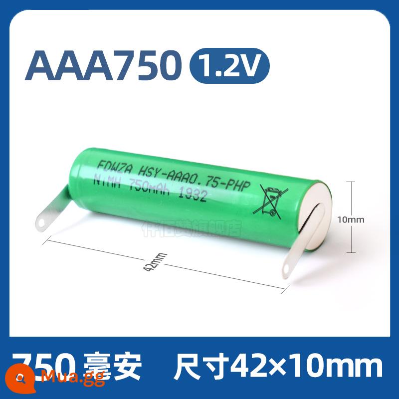 Máy cạo râu điện pin sạc lithium 1.2V phụ kiện thay thế đa năng thích hợp cho máy cạo râu Philips Feike - [AAA750] 750 mA Số 7 1.2V